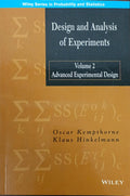 Design And Analysis Of Experiments: Advanced Experimental Design Vol 2