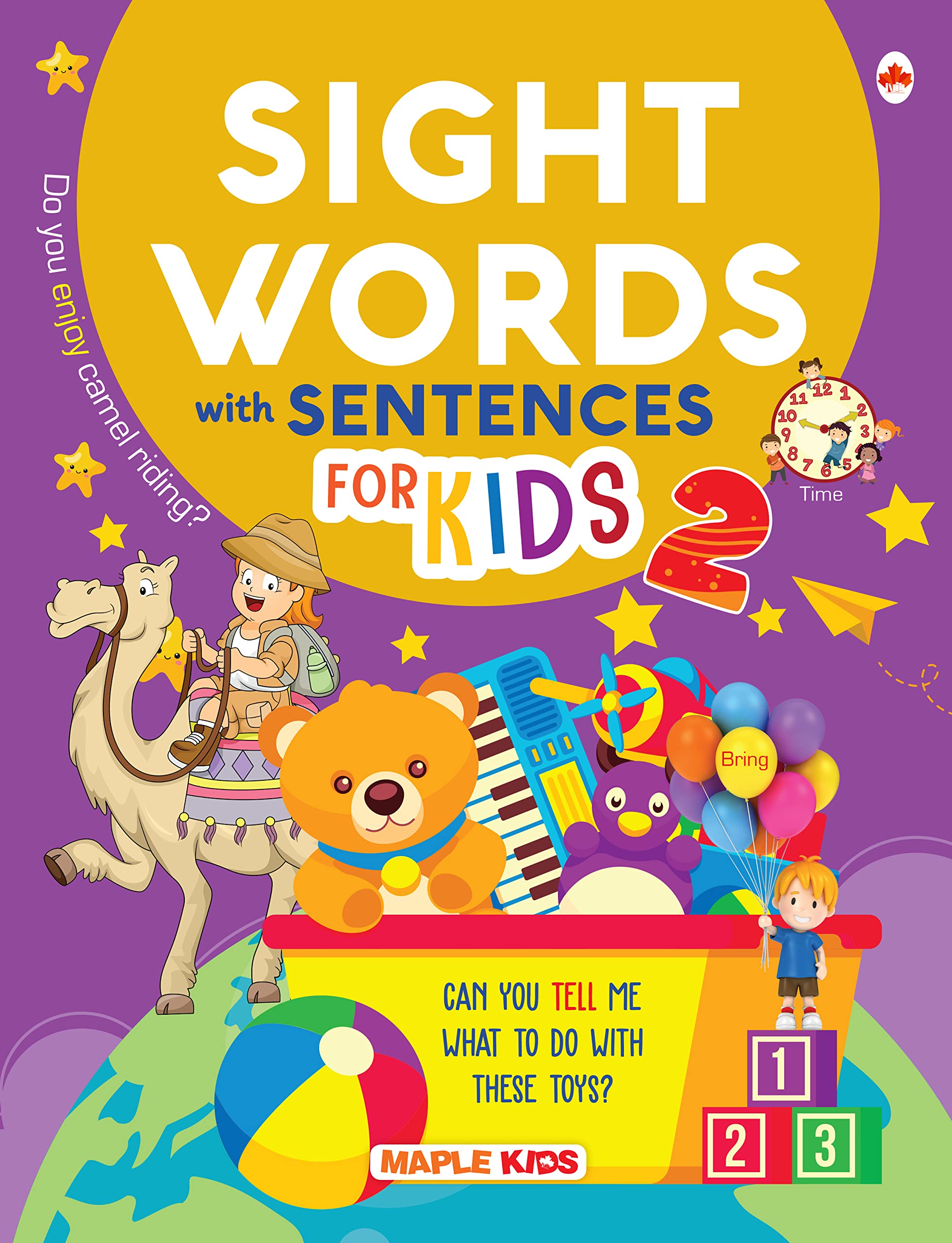 Sight Words and Sentences  2  Reading Activity Book for Kids  Early Learning  Book for Toddlers, Nursery, Pre School Childre