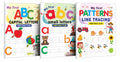 My First Capital Letters ABC, Small Letters abc and Line Tracing Patterns Writing Fun : Preschool Writing Workbook, Kids Educati