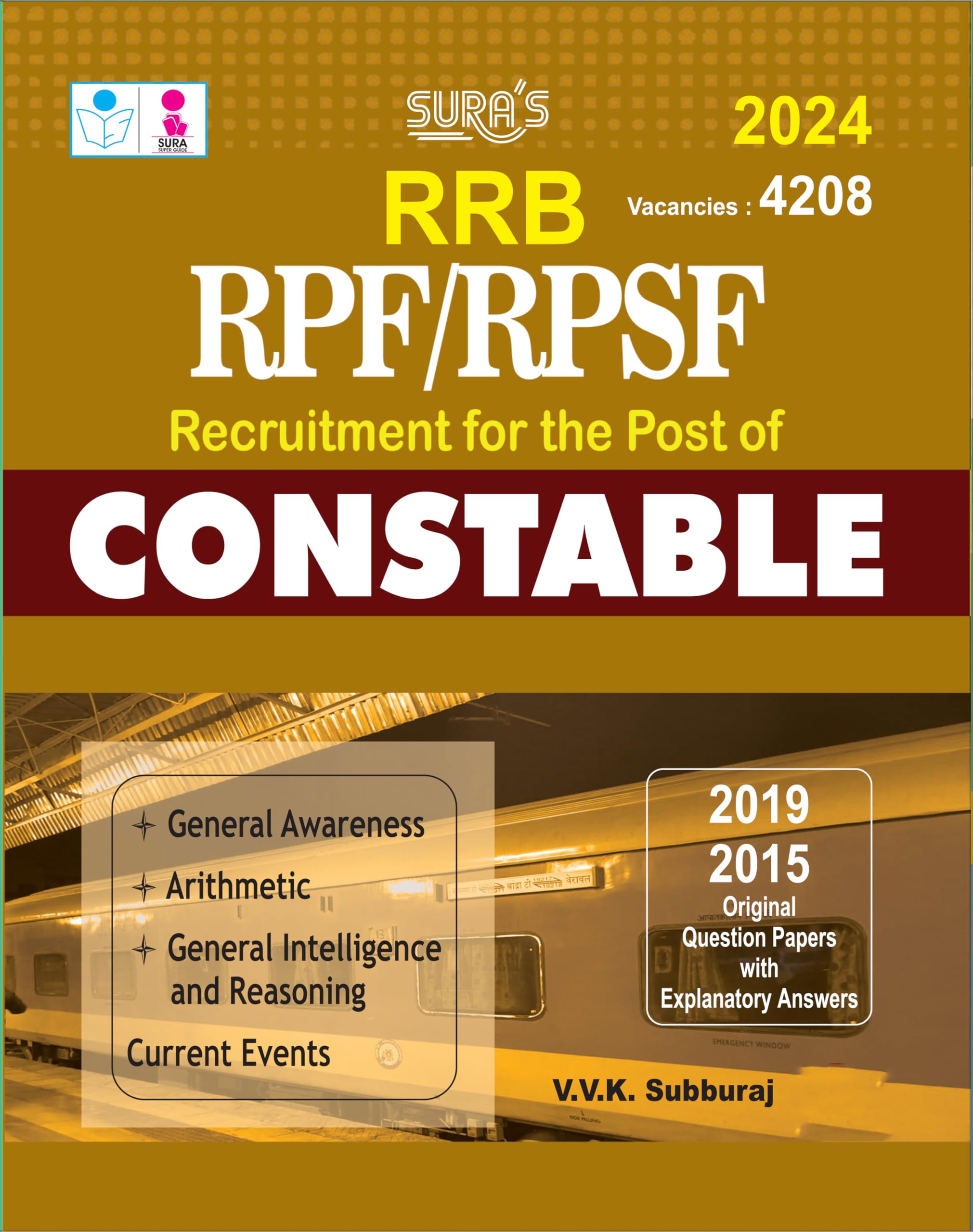 SURAS RRB RPF/RPSF Constable Exam Book Guide in English Medium  Latest Updated Edition 2024