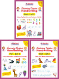 Learning Cursive Handwriting (Set Of 3 Books)  Early Learning And Handwriting Workbooks For Age 4 To 6 Years