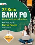 Gkp Bank Po 2024  23 Practice Sets For Rbi GradeB | Sbi Po | Ibps Po | Previous Years Solved Papers (20172022)