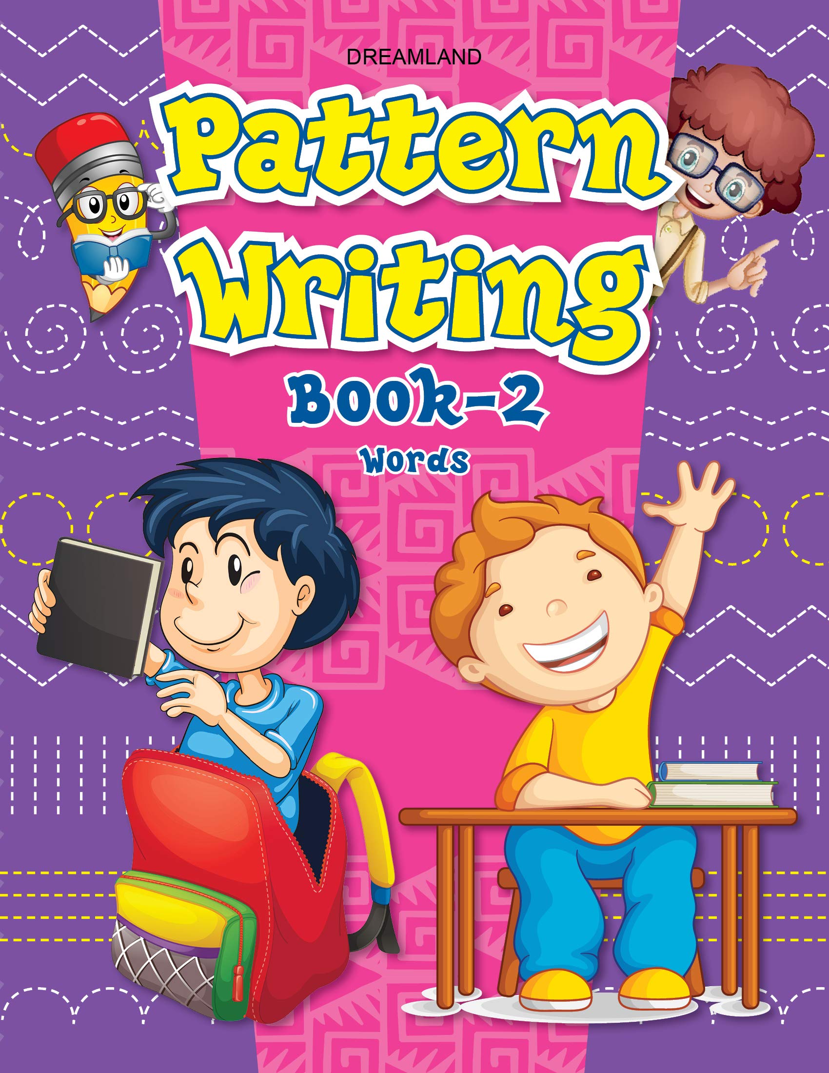 Pattern Writing Book For Kids Ages 26  Fun Word Tracing And Copy Practice With Colourful Pictures, Easy Sentences, And Activit