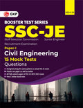 Gkp Ssc 2024 : Booster Test Series  Je Paper I  Civil Engineering  15 Mock Tests|Solved Papers 20192023