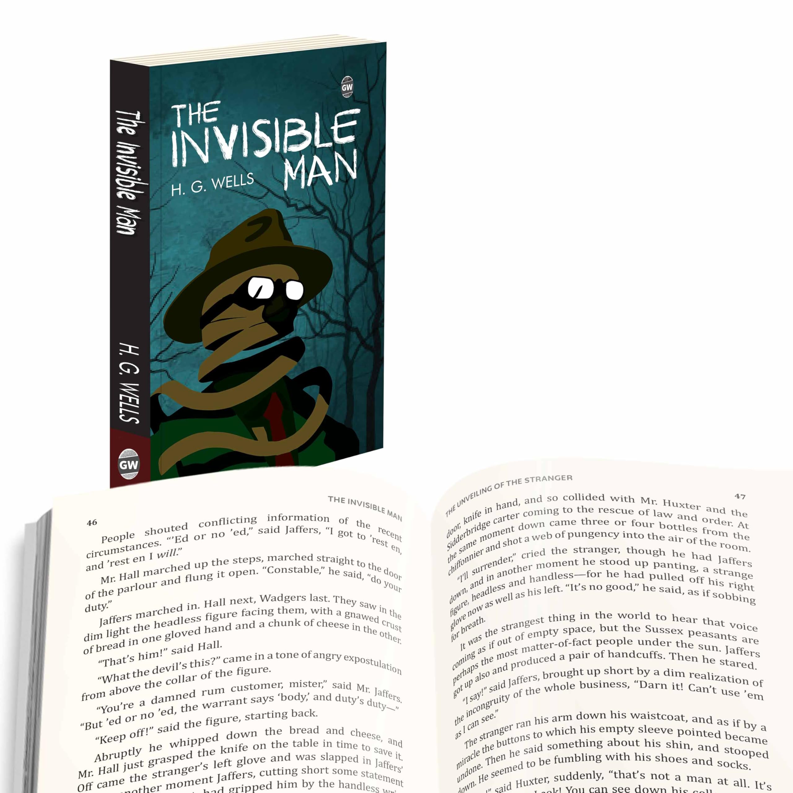 The Invisible Man by H. G. Wells (Paperback) : Famous Dystopian Classic, Timeless Gothic Story, Iconic Scientific Romance, Legen