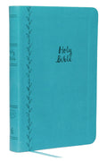 KJV Holy Bible: Value Large Print Thinline, Teal Leathersoft, Red Letter, Comfort Print: King James Version