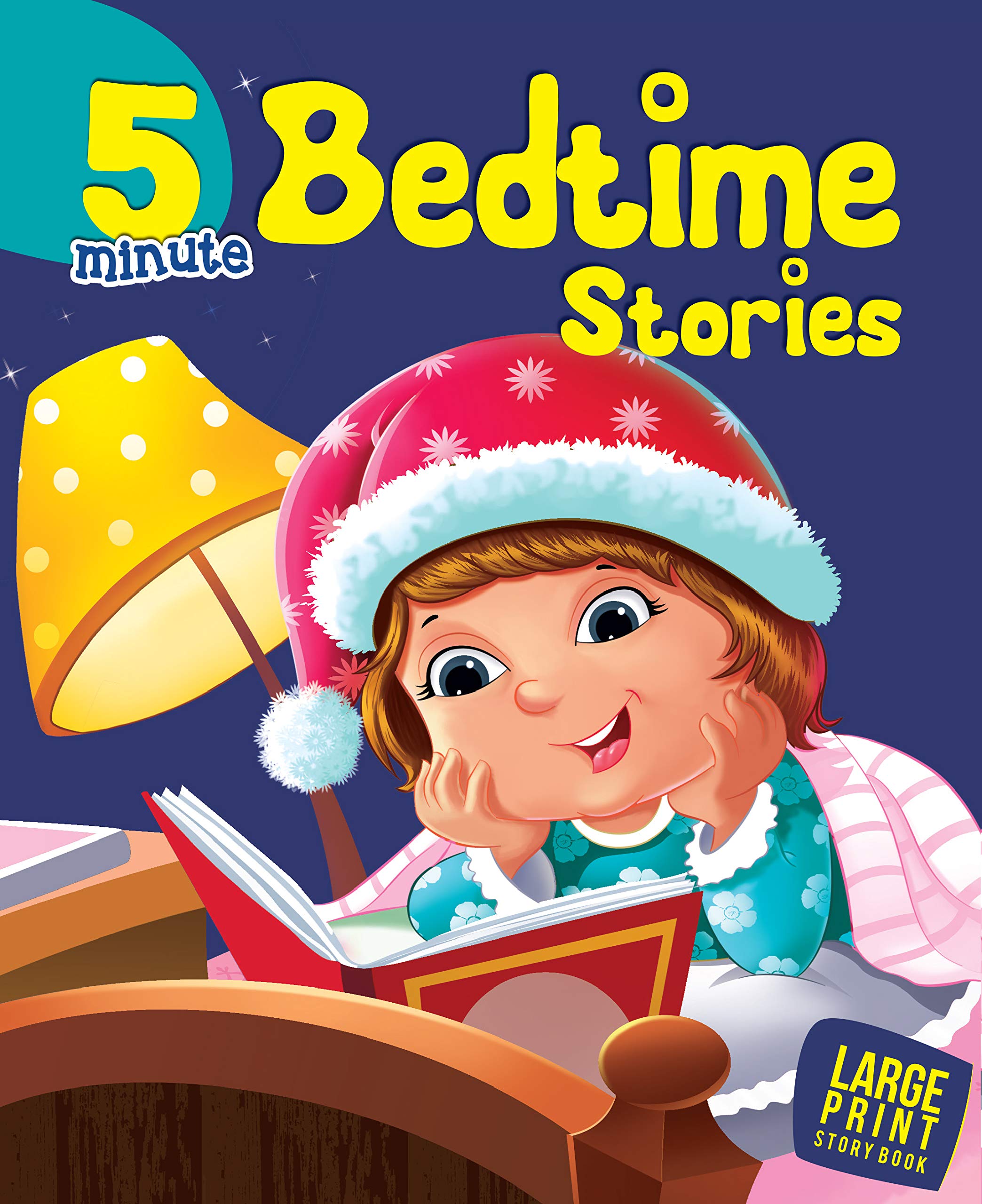 Story Book : 5 Minute Bedtime Stories  Large Print