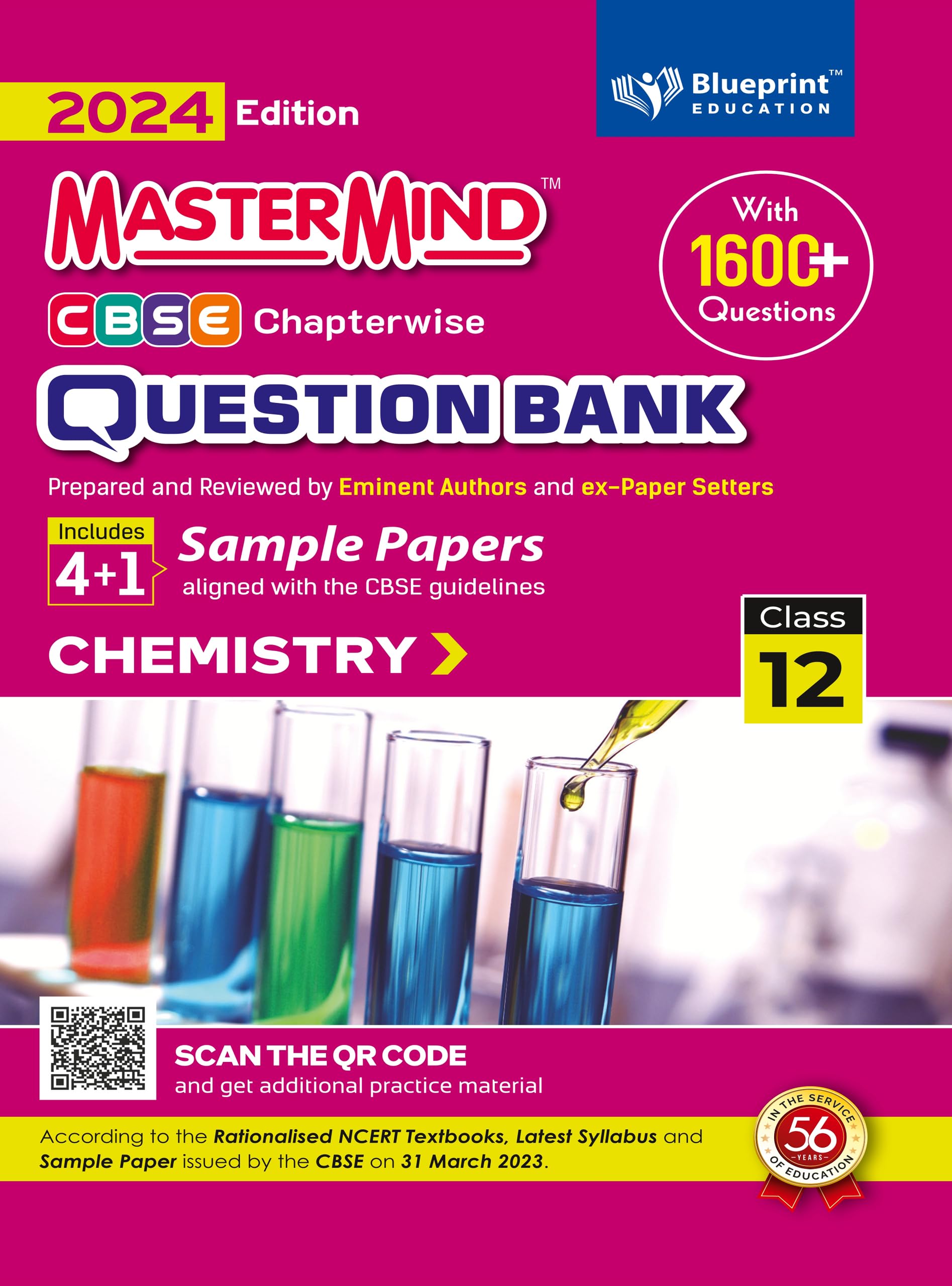 Chemistry Class 12 CBSE Question Bank for 2024 Exams by MasterMind