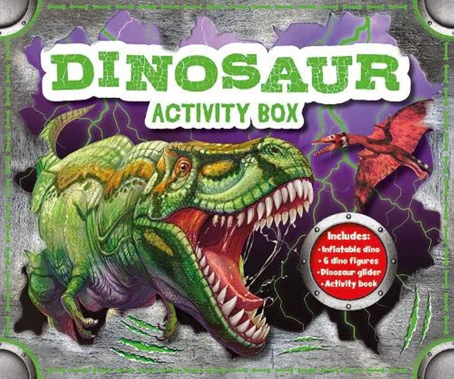 Dinosaur Activity Box (Fun Time Play Case) | Activity Book about Dinosaurs | For 2 to 4 Year Old Kids