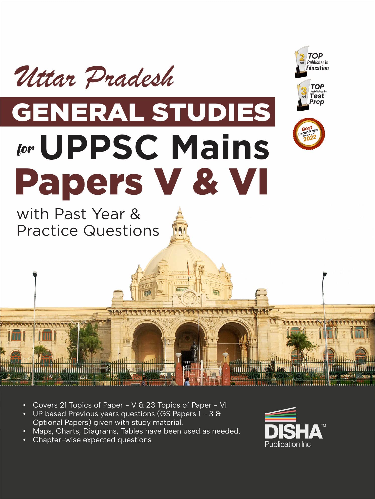 Uttar Pradesh General Studies For Uppsc Mains Paper V & Vi With Past Year & Practice Questions | History, Polity, Economy, Geogr