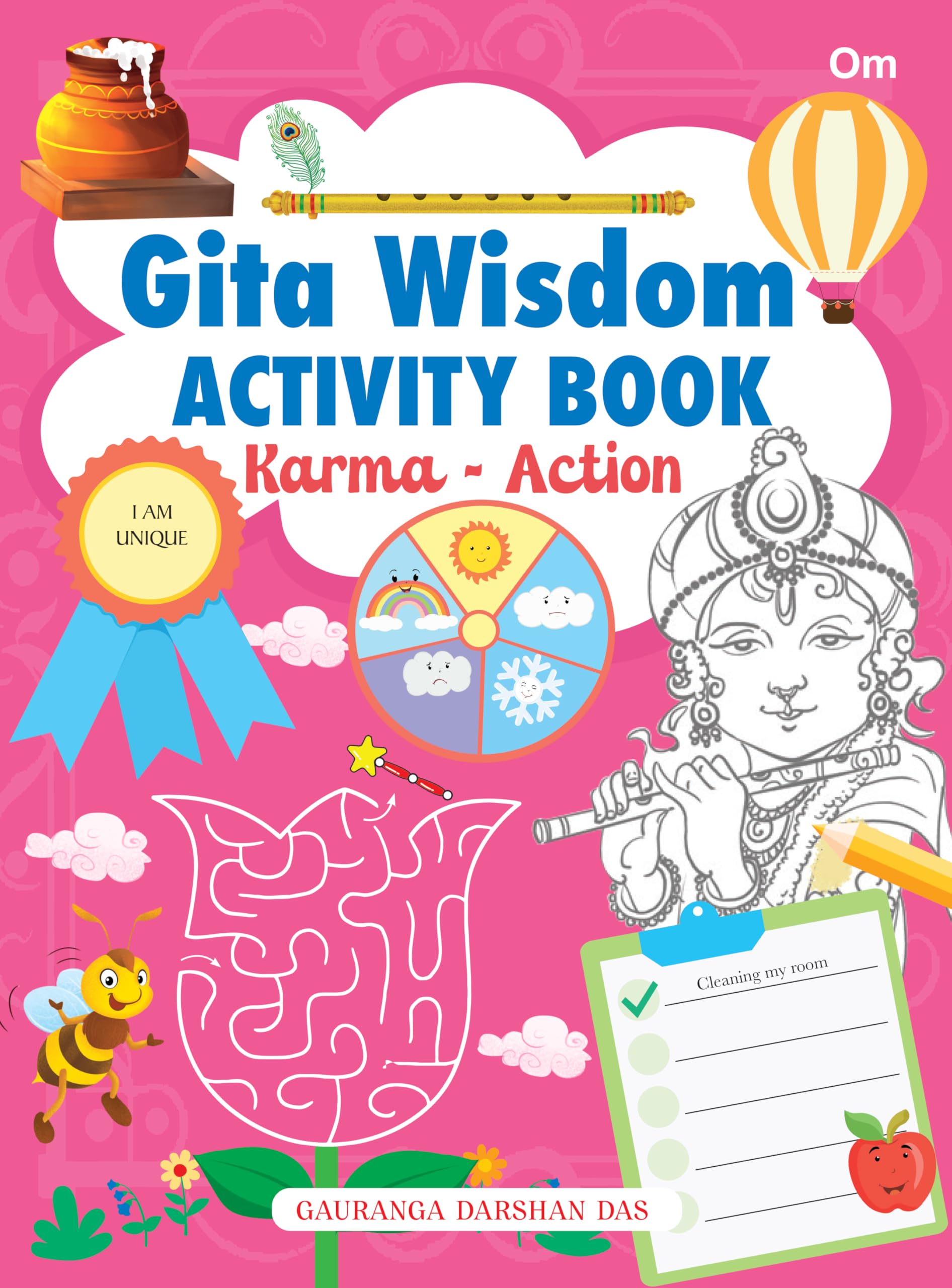 Karma  Action: Gita Wisdom Activity Book by Gauranga Darshan Das | Fun Activities
