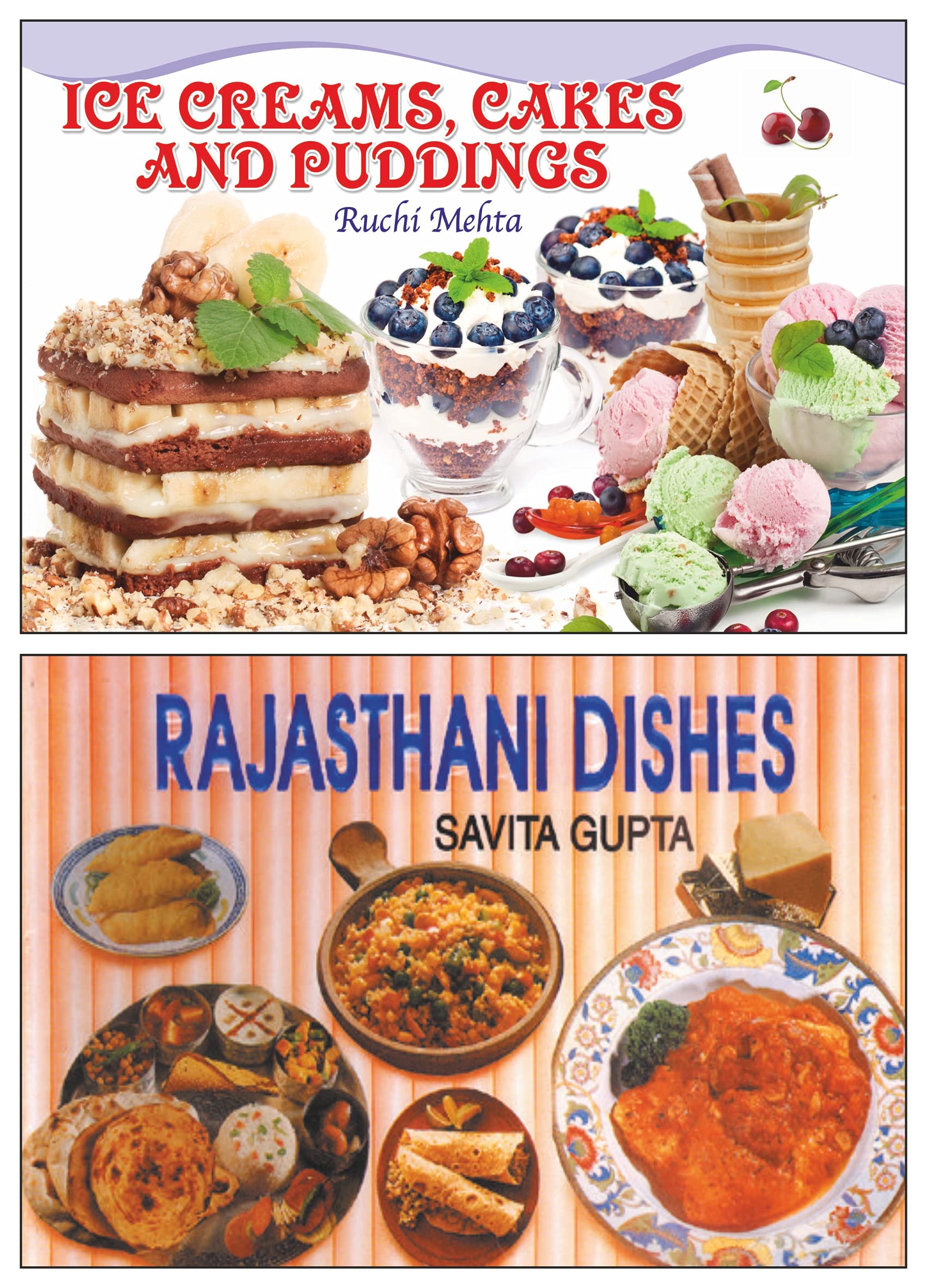 Sawan Present Set Of 2 Ruchi Mehta Cookery Books