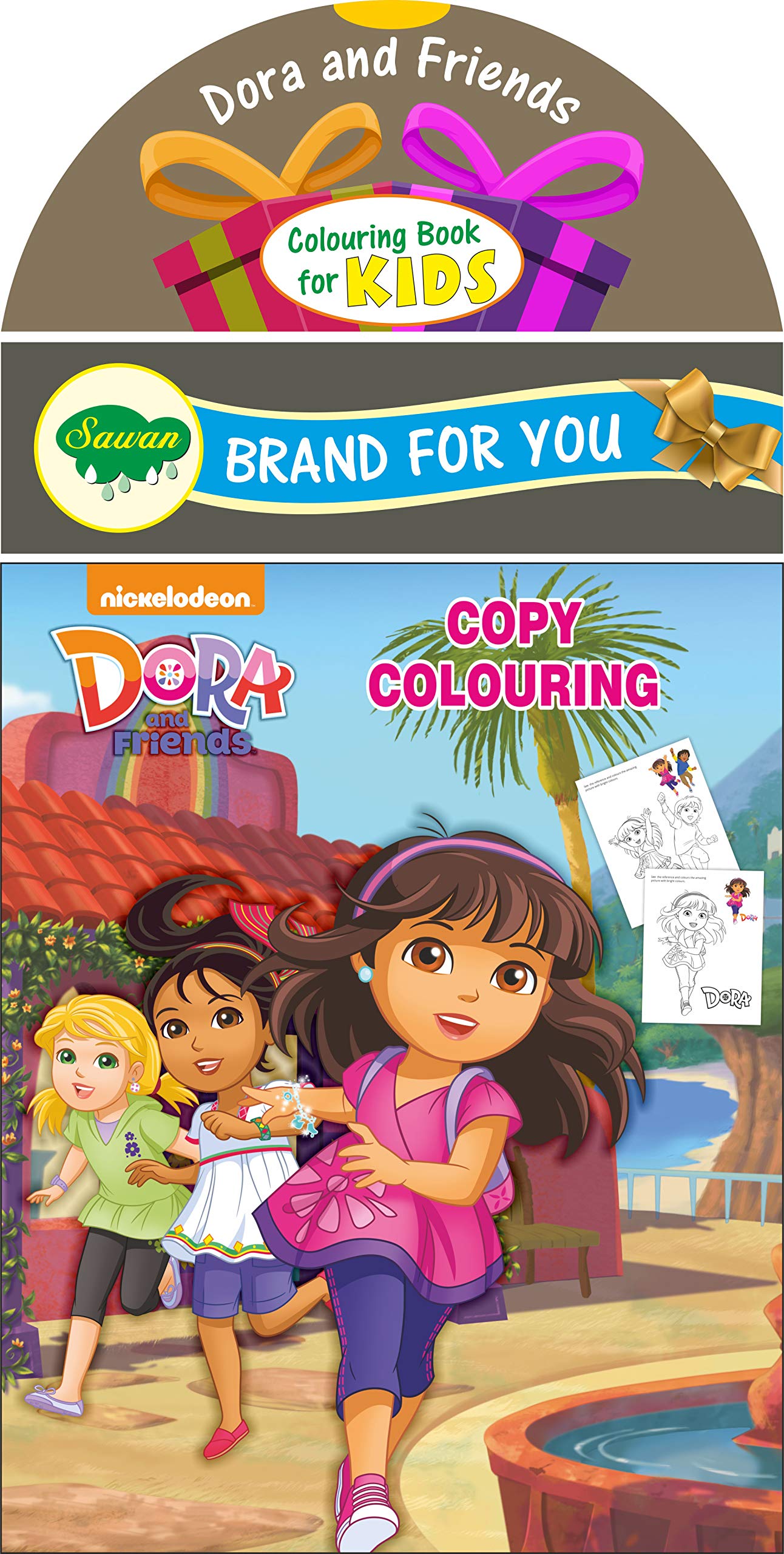 Dora And Friends Copy Colouring | Colouring Books By Sawan, 1389