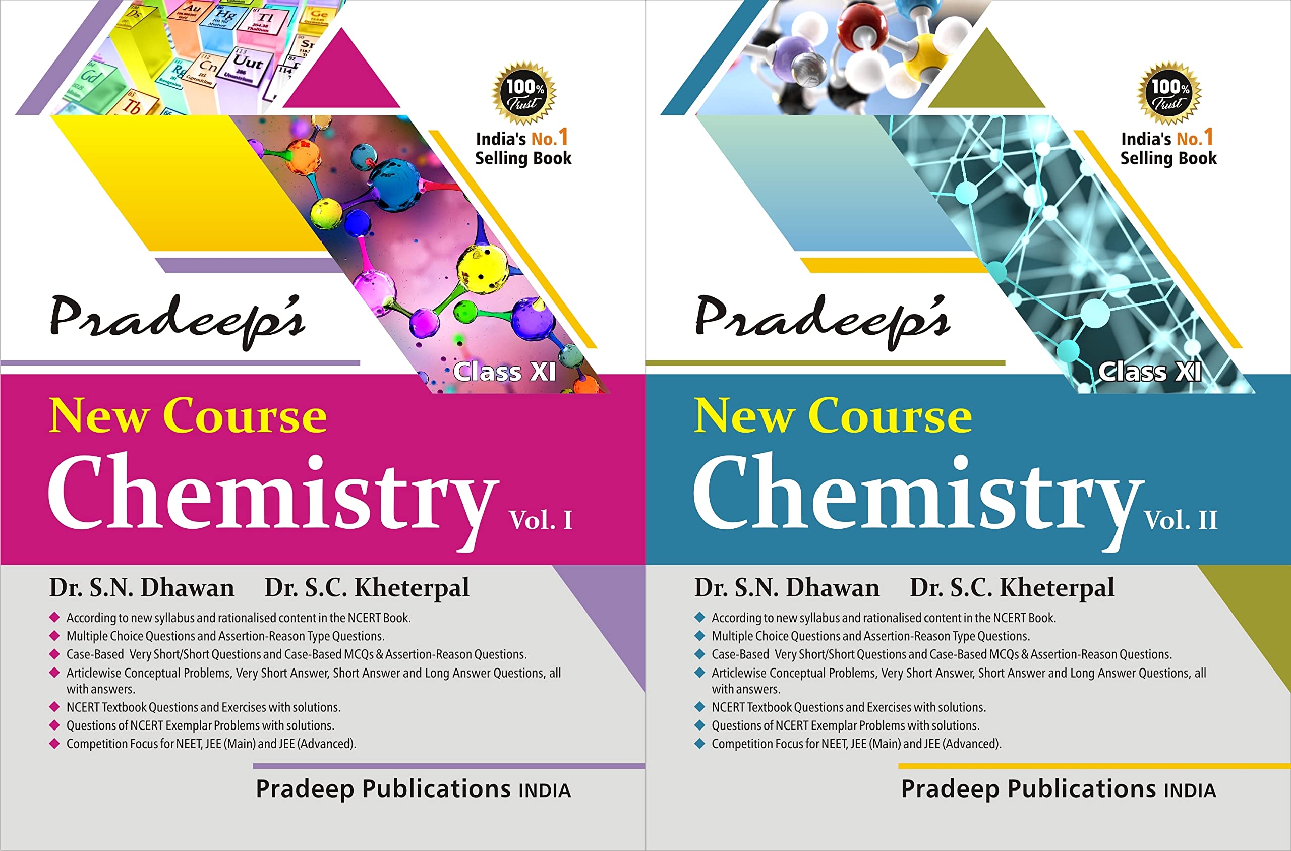 Chemistry for Class 11 (Vol. 1 & 2) (202324)
