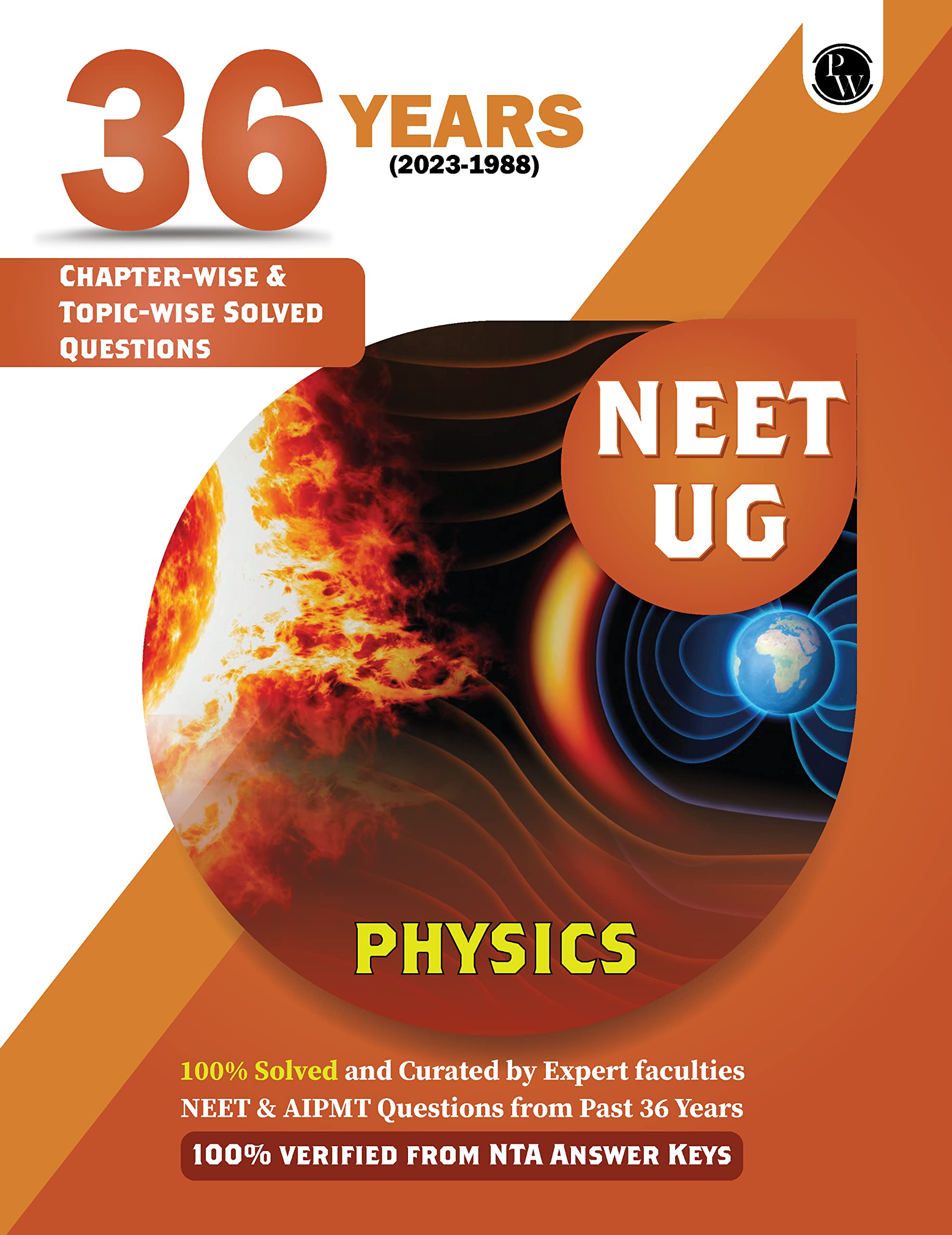 (Old Edition) NEET 36 Years Physics  Previous Years Solved Papers (Chapter & TopicWise with Solutions) (20231988) [Paperback]
