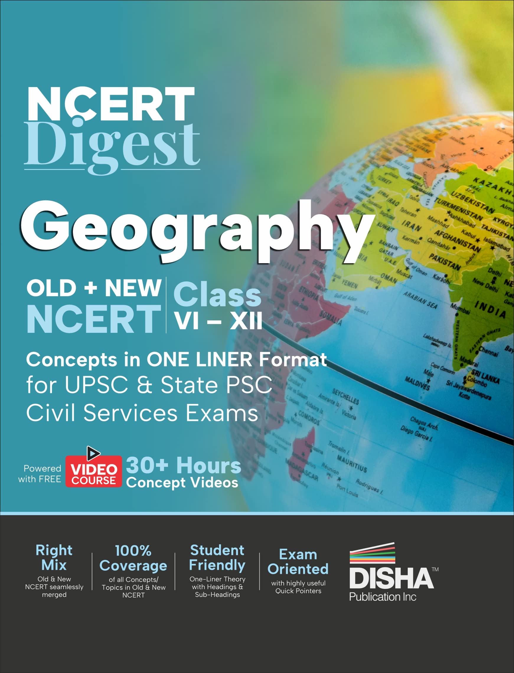 Ncert Digest Geography Old +New Ncert Class Vi Xii Concepts In One Liner Format For Upsc & State Psc Civil Services Exams With 3