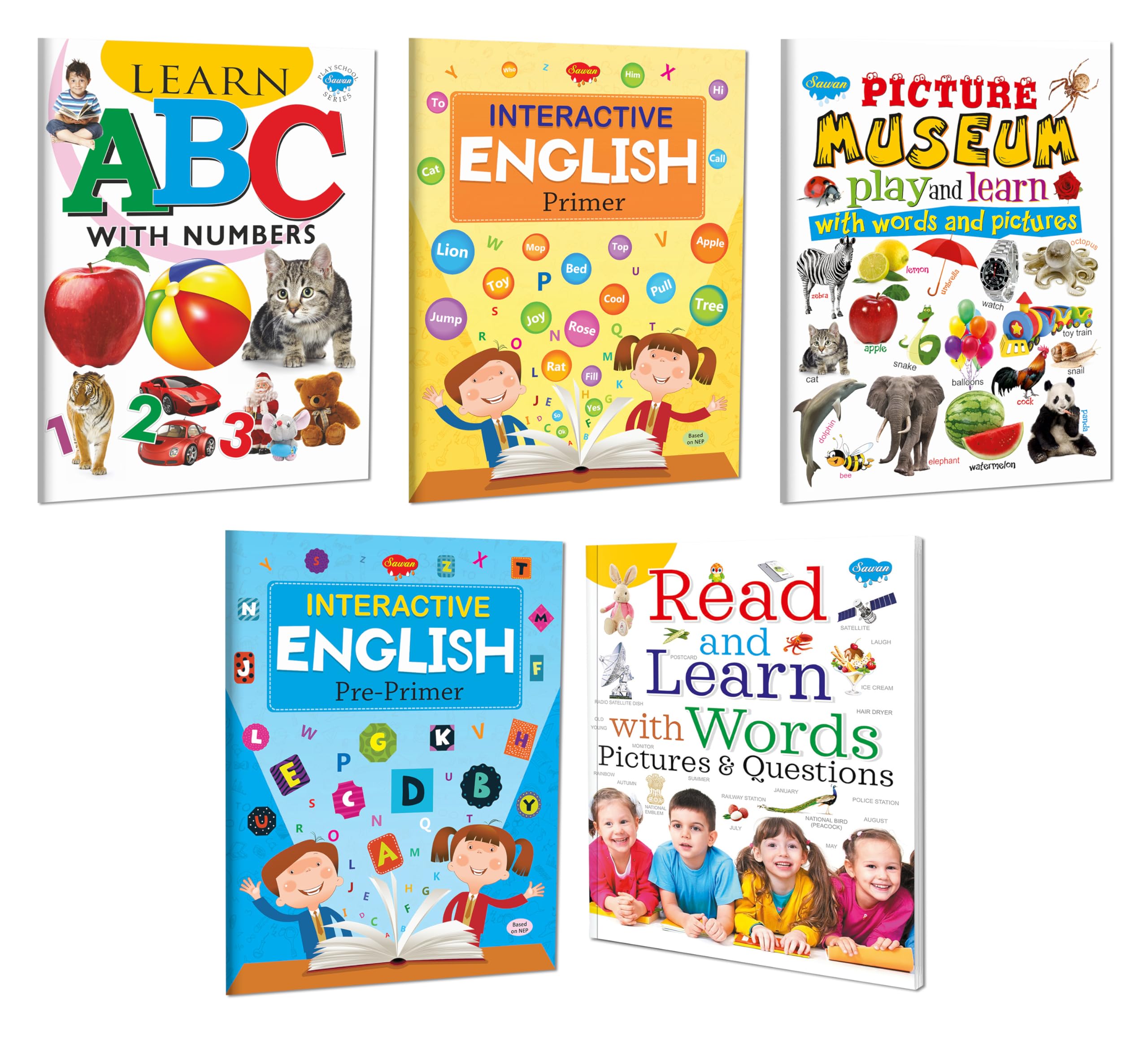 English Learning Books Complete Combo | Set Of 5 Educational Books