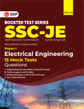 Gkp Ssc 2024 : Booster Test Series  Je Paper I  Electrical Engineering  15 Mock Tests (Includes 20192023 Papers)