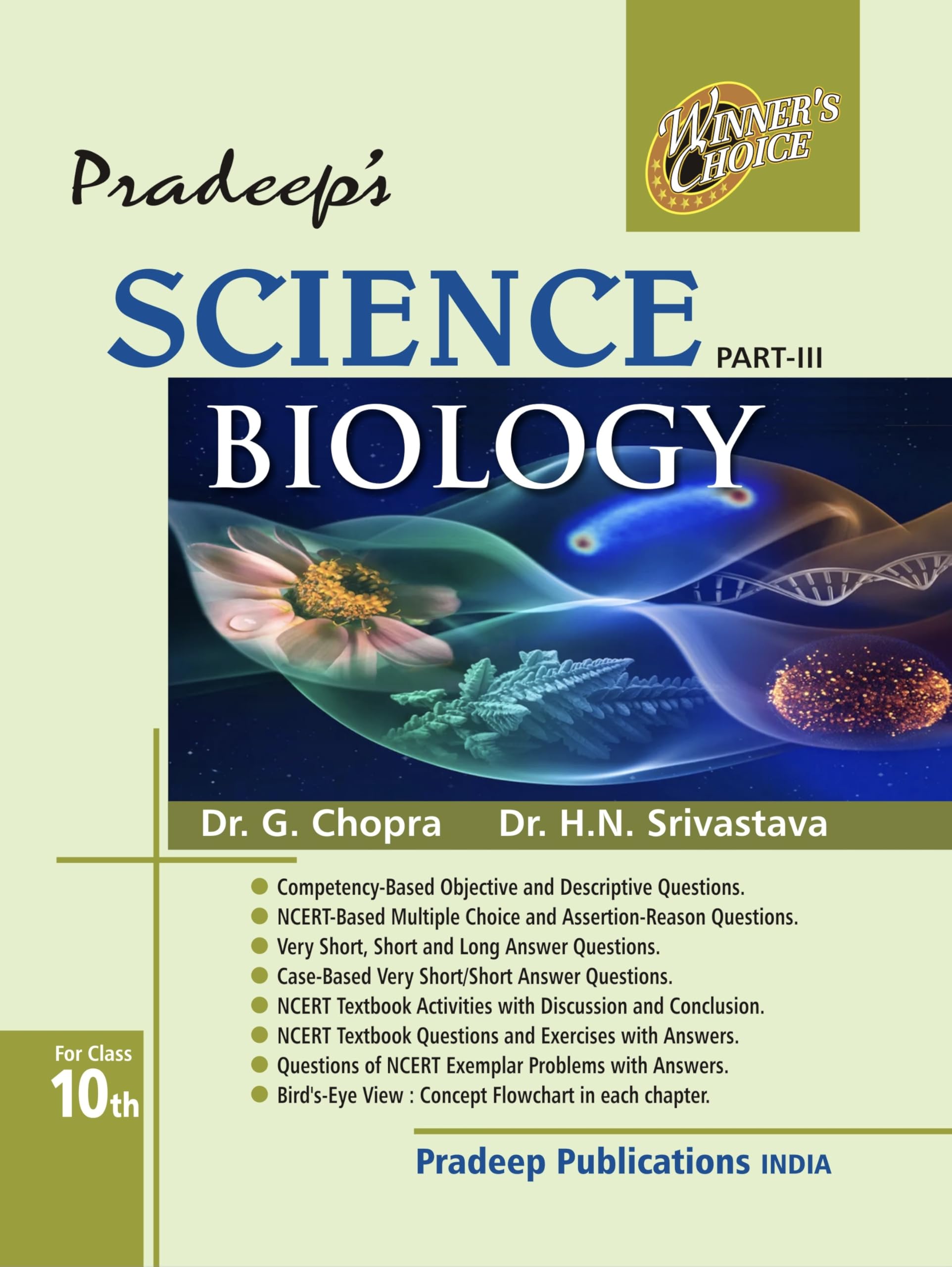 PradeepS Science Biology Part  Iii For Class 10  Examination 202526