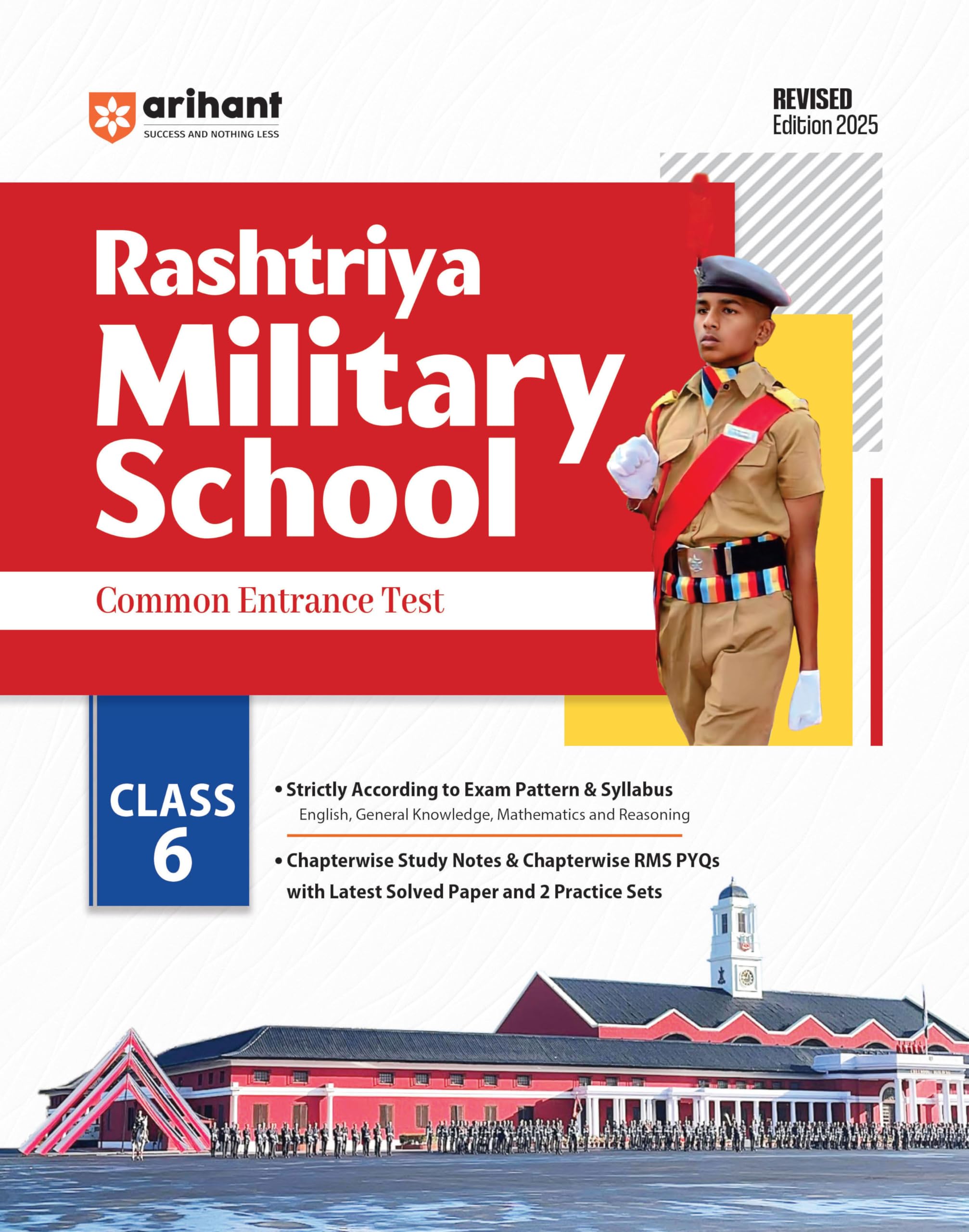 Arihant Study Guide for Rashtriya Military School Common Entrance Test Class 6 | Strictly according to Exam pattern and Syllabus