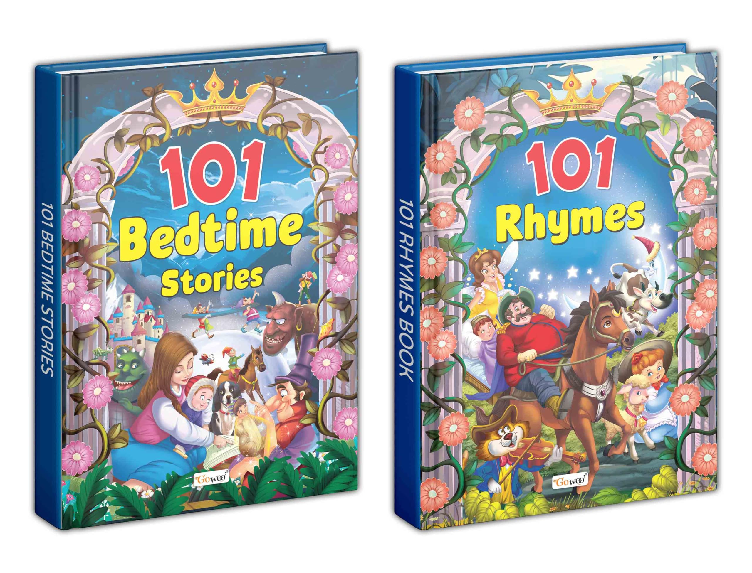 101 Bedtime Stories and Rhymes Book for kids (Ages 312) (Hardbound) : Kids bedtime book, Adventure story book, Nighttime stor