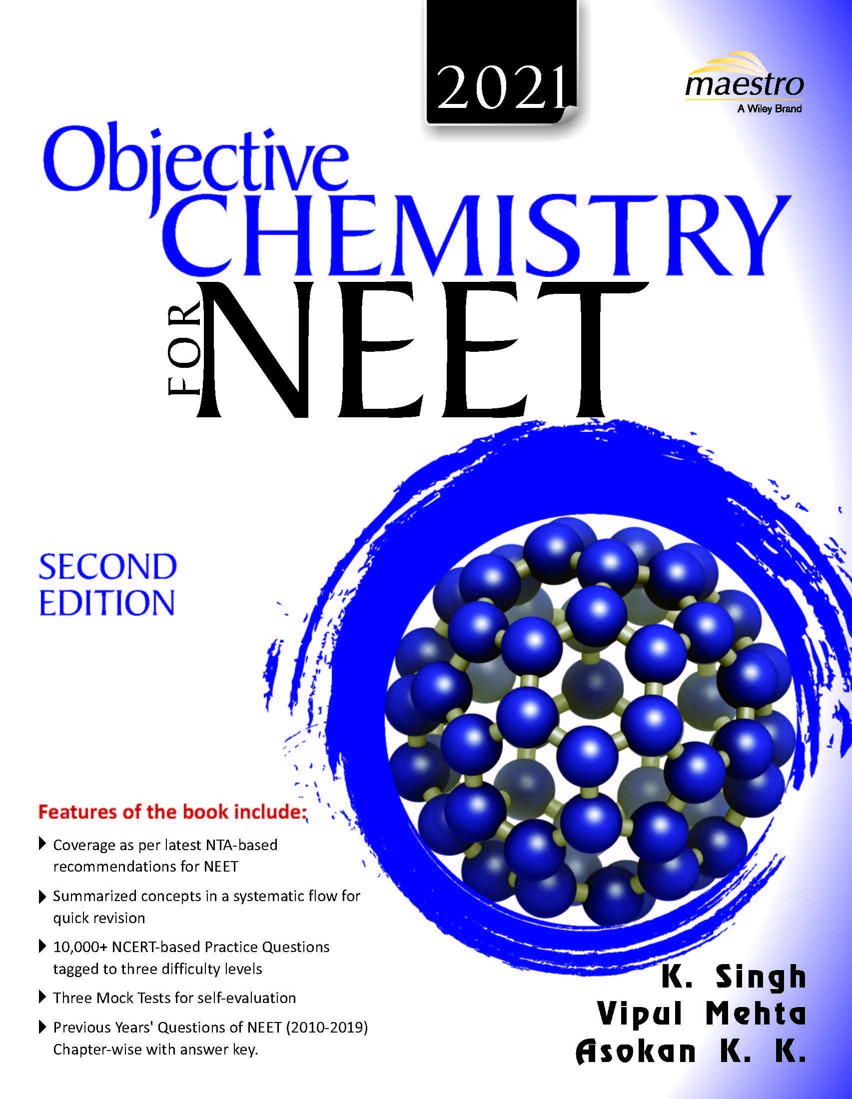 Wileys Objective Chemistry for NEET, 2ed, 2021