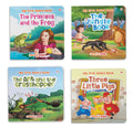 Story Books for Kids (Set of 4 Books)  Illustrated Board Book for Children  Age 0  2 Years  Jungle Book, The Princess and th