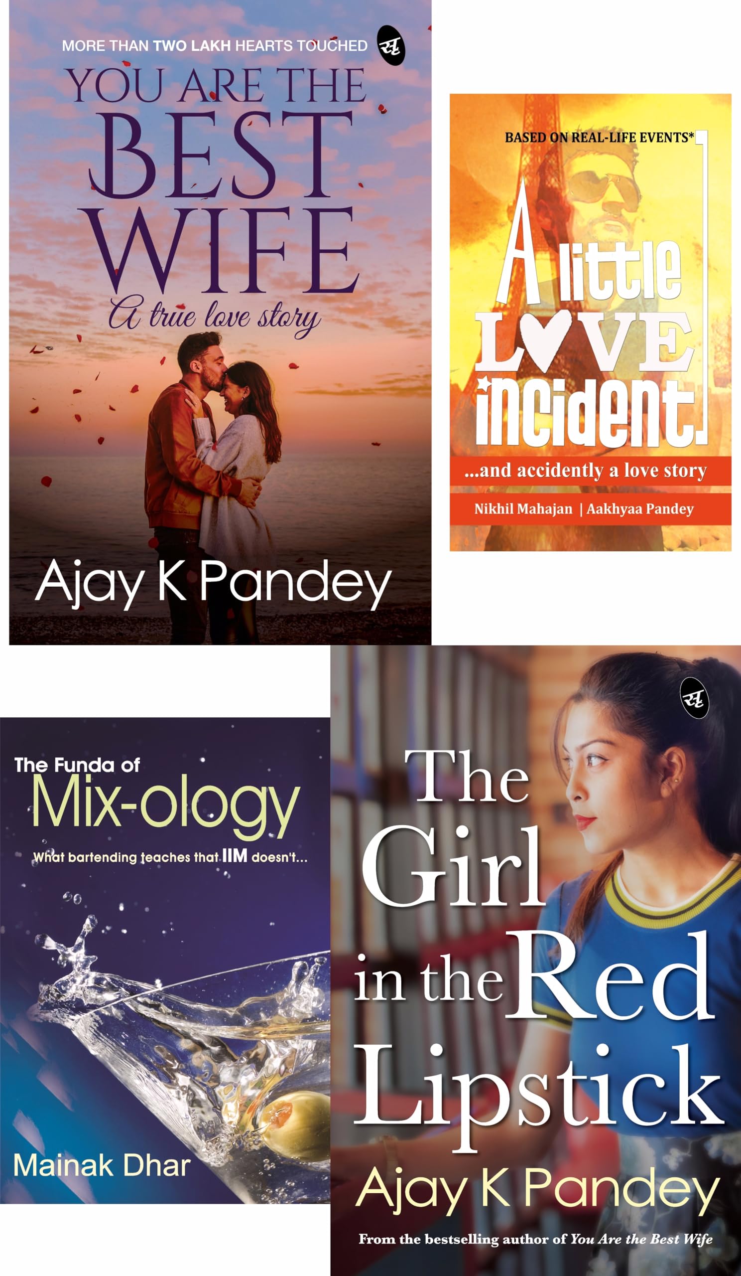 Bestselling Love Stories Combo  You Are The Best Wife I A Little Love Incident I The Funda of Mixology I The Girl In The Red L