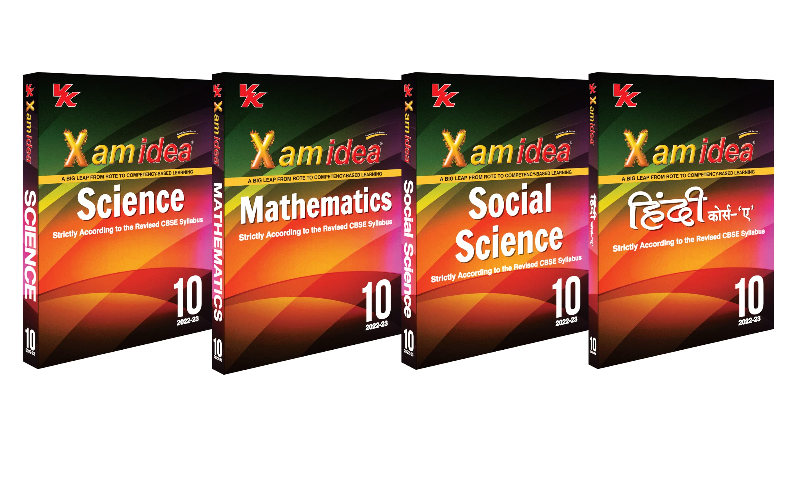 Xam Idea Bundle Set Of 4 Books (Science, Social Science, Mathematics & Hindi A) Book Class 10 | Cbse Board | Chapterwise Questio