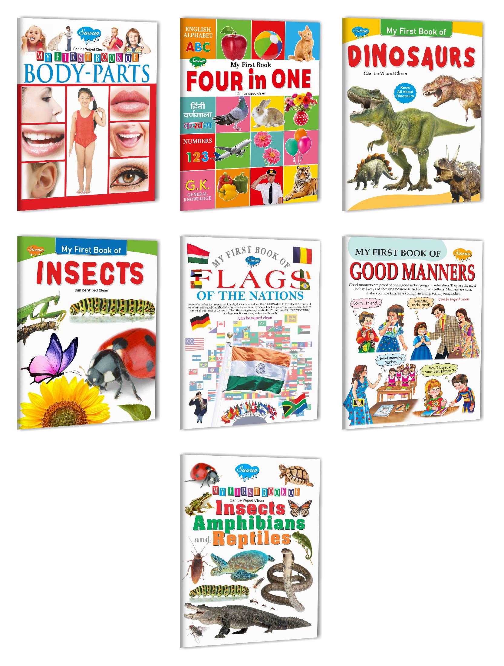 Minipedia Books | Pack Of 7 Books | Super Jumbo Combo For Collecters And Library Learning Books