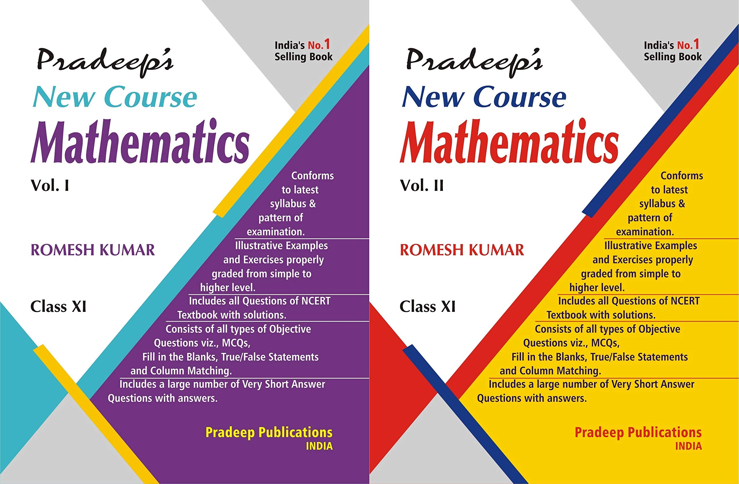 PradeepS New Course Mathematics Vol. I & Ii For Class 11