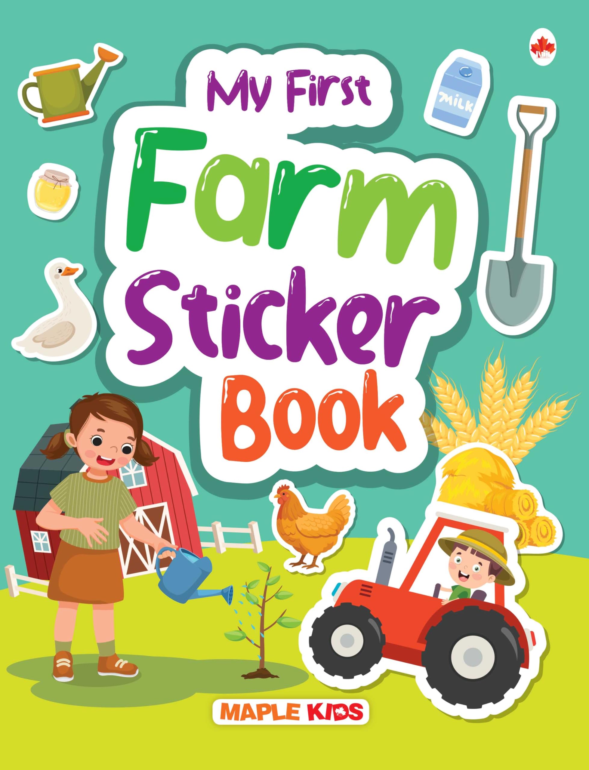 My First Sticker Book  Farm  Activity Book For Kids  Stickers For Children  Age 3+ Years