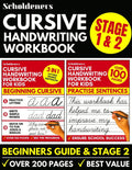 Cursive Handwriting Workbook: 2in1 Book Set For Kids (Cursive for Beginners / Cursive Writing Practice Book)