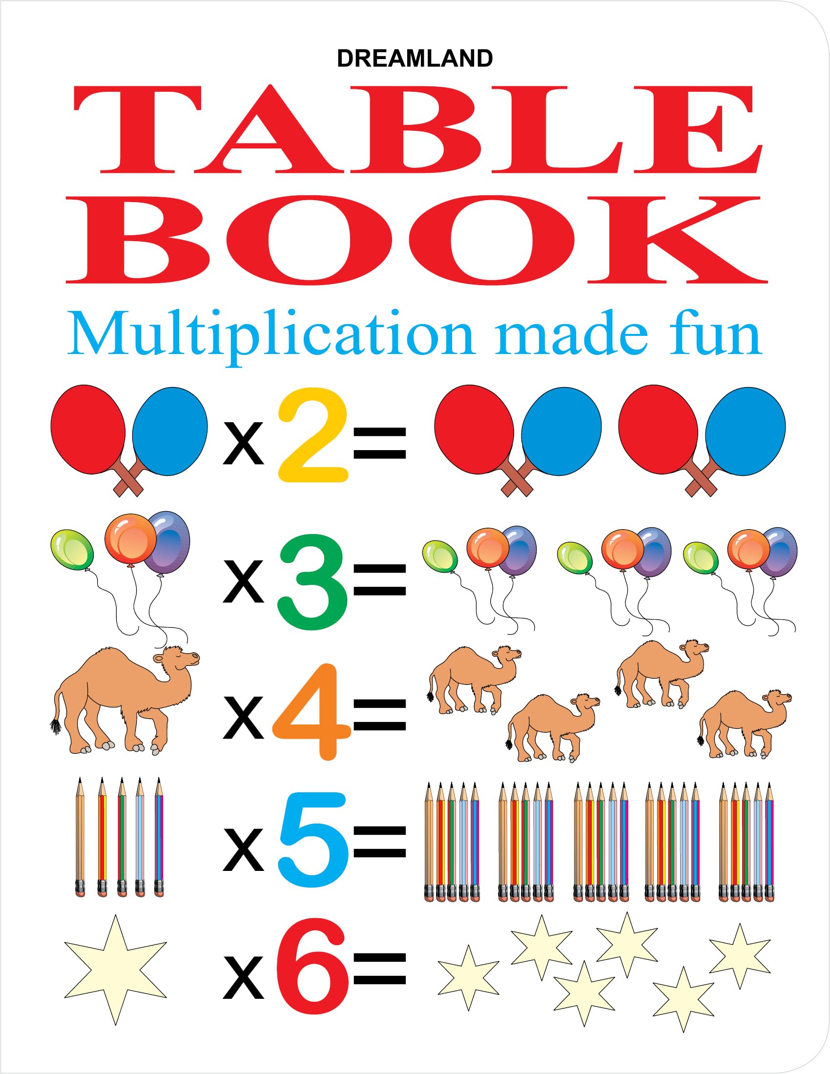 Table Book For Kids Ages 35 | Learn Multiplication Tables 1 To 20 | Fun & Educational Math Activity Book With StepByStep Exer