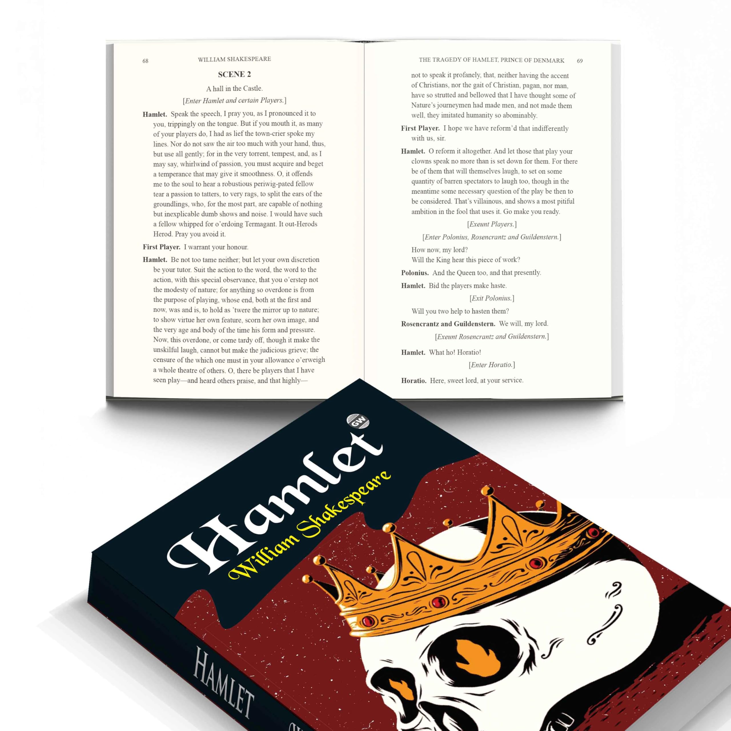 Hamlet (Paperback) : Timeless Shakespeare Classic, Famous Tragedy of Betrayal and Justice, Iconic English Drama, MustRead Liter