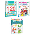 Set Of 3 Numbers Writing Play School Series Books (Number Writing Book120, Number Writing Book150, Number Writing Book1100