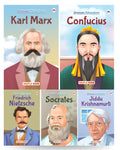 Story Books for Kids  Philosophers (Set of 5 Books)  Karl Marx, Confucius, Friedrich Nietzsche, Socrates, Jiddu Krishnamurthy 