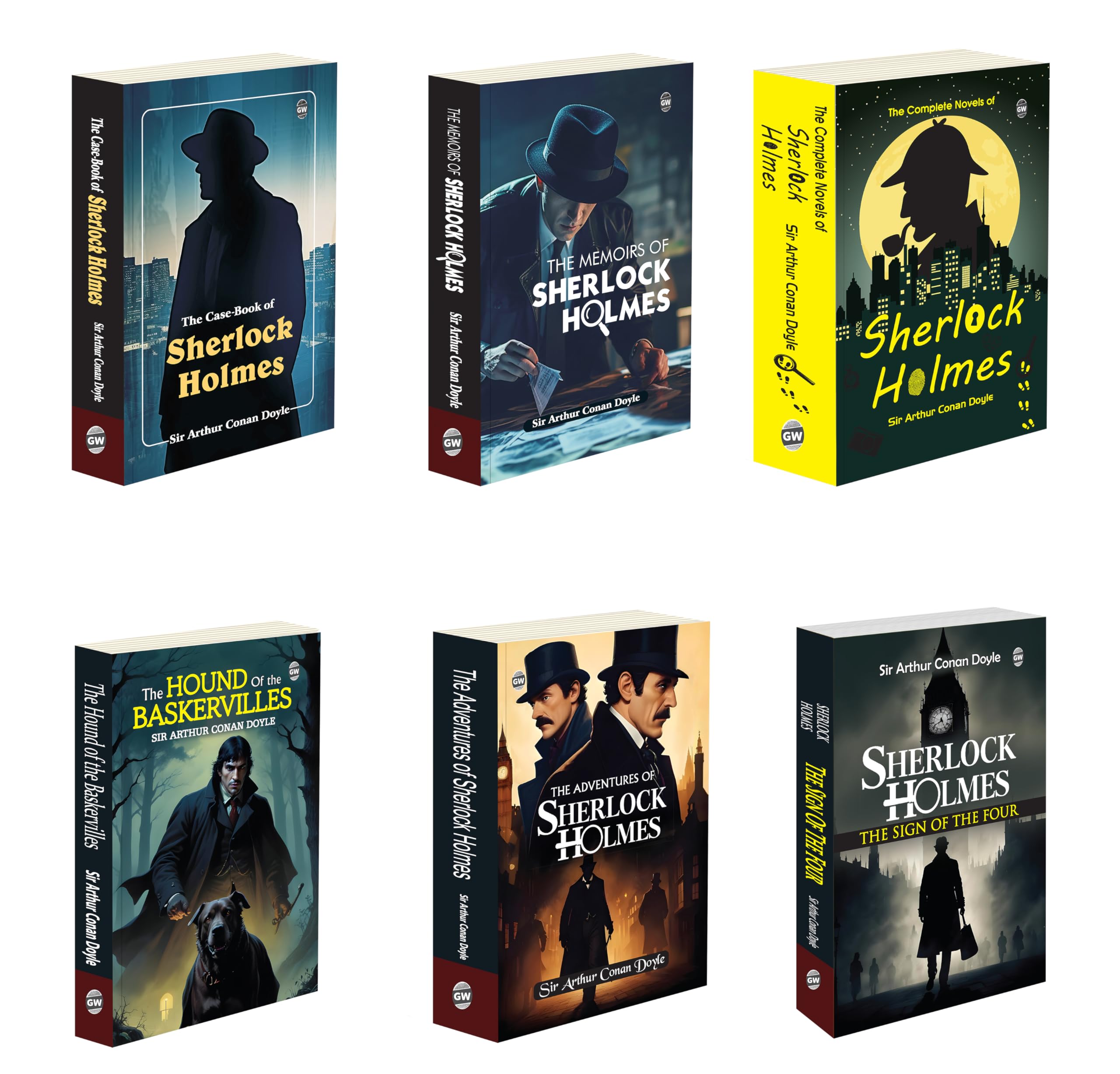 The Case Book of Sherlock Holmes, The Memoirs of Sherlock Holmes and more : Sherlock Holmes Mega Pack, must read detective stor