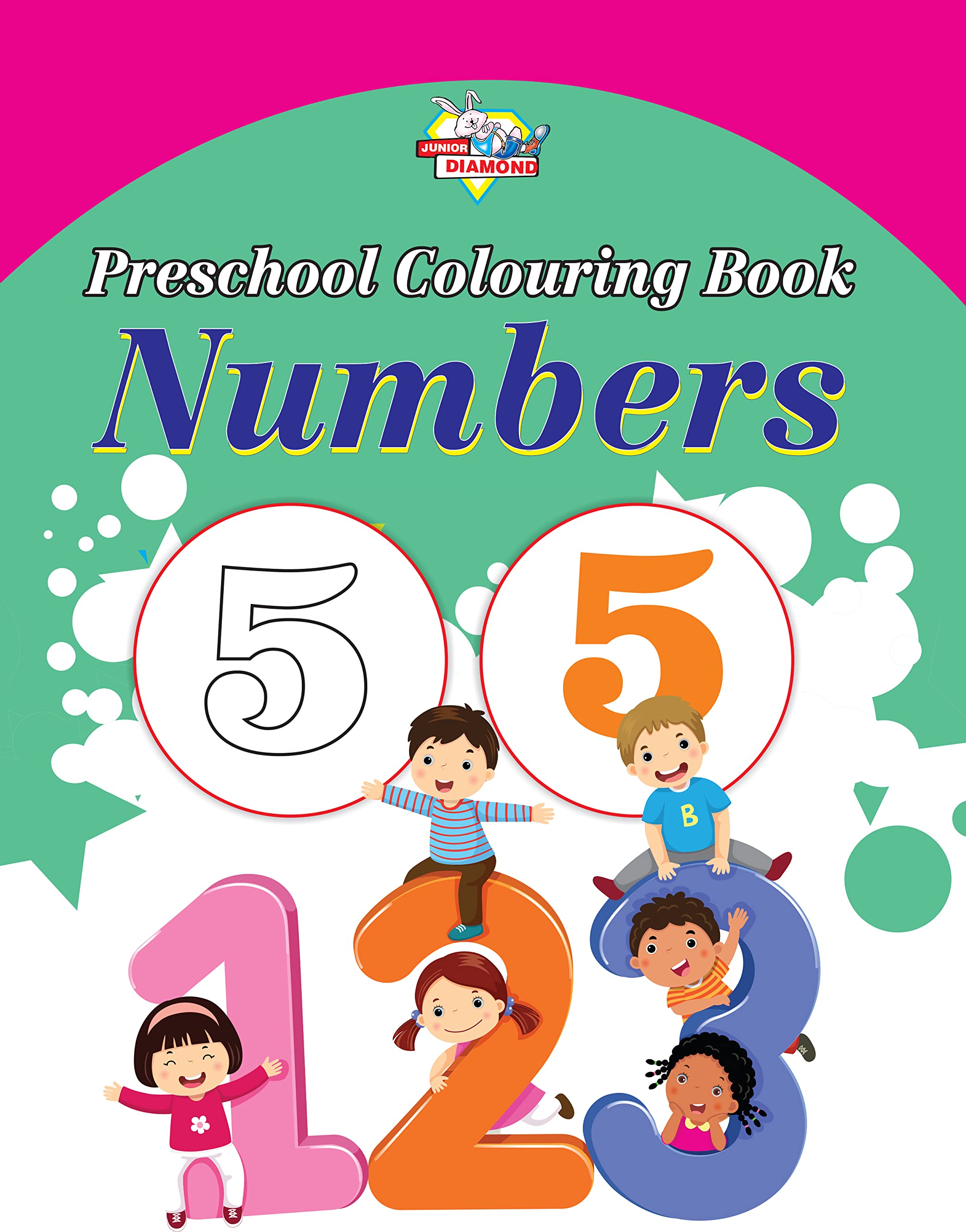 Preschool Colouring Book Numbers Pb English