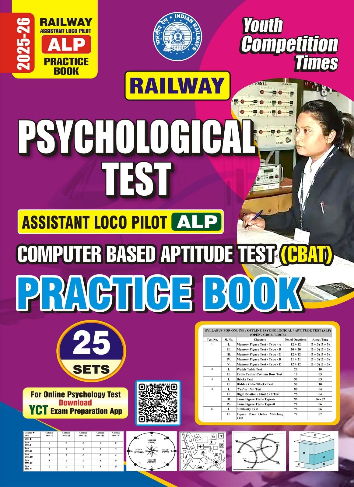 Railway ALP Psychological Practice Book 25 Set English Medium 202526