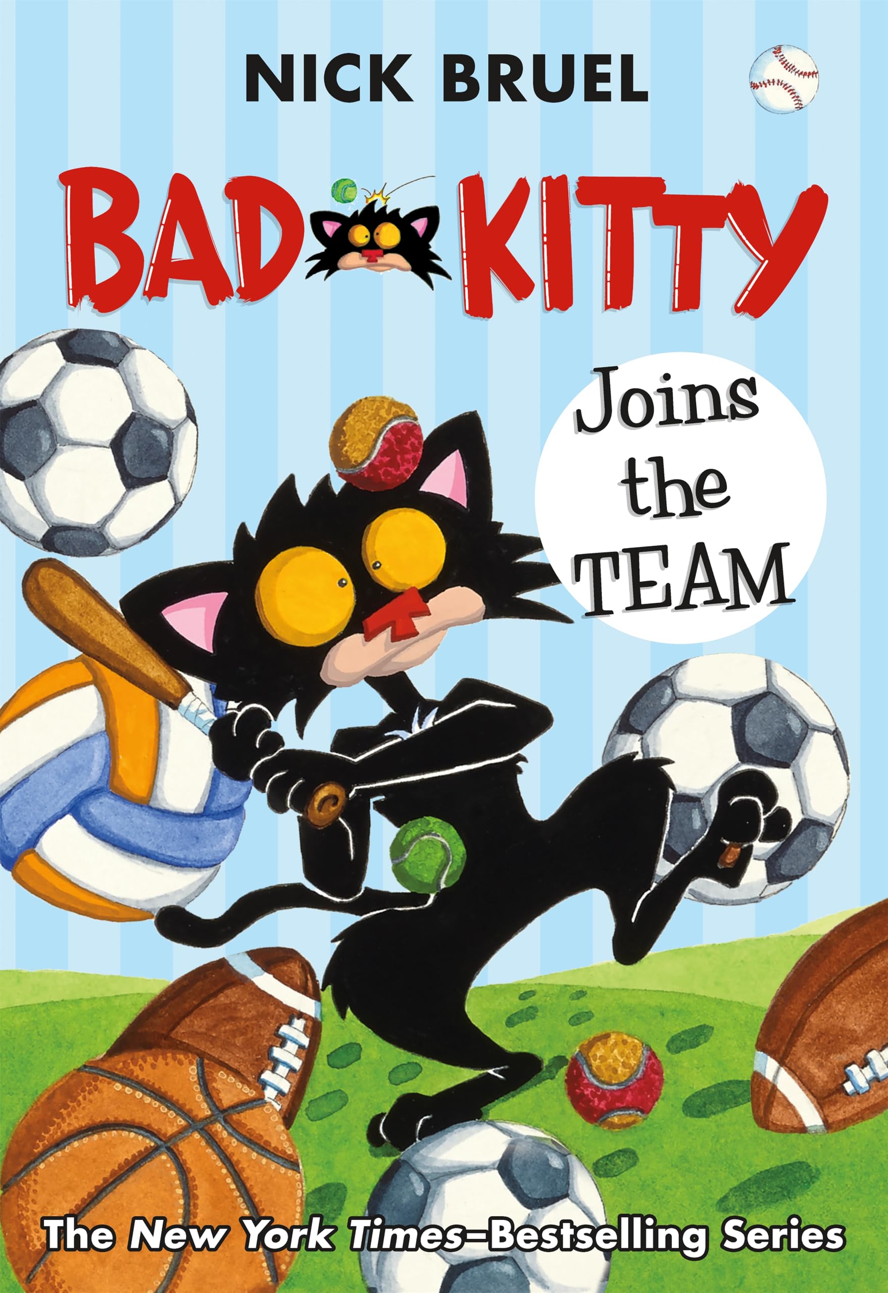 Bad Kitty Joins the Team (paperback blackandwhite edition)