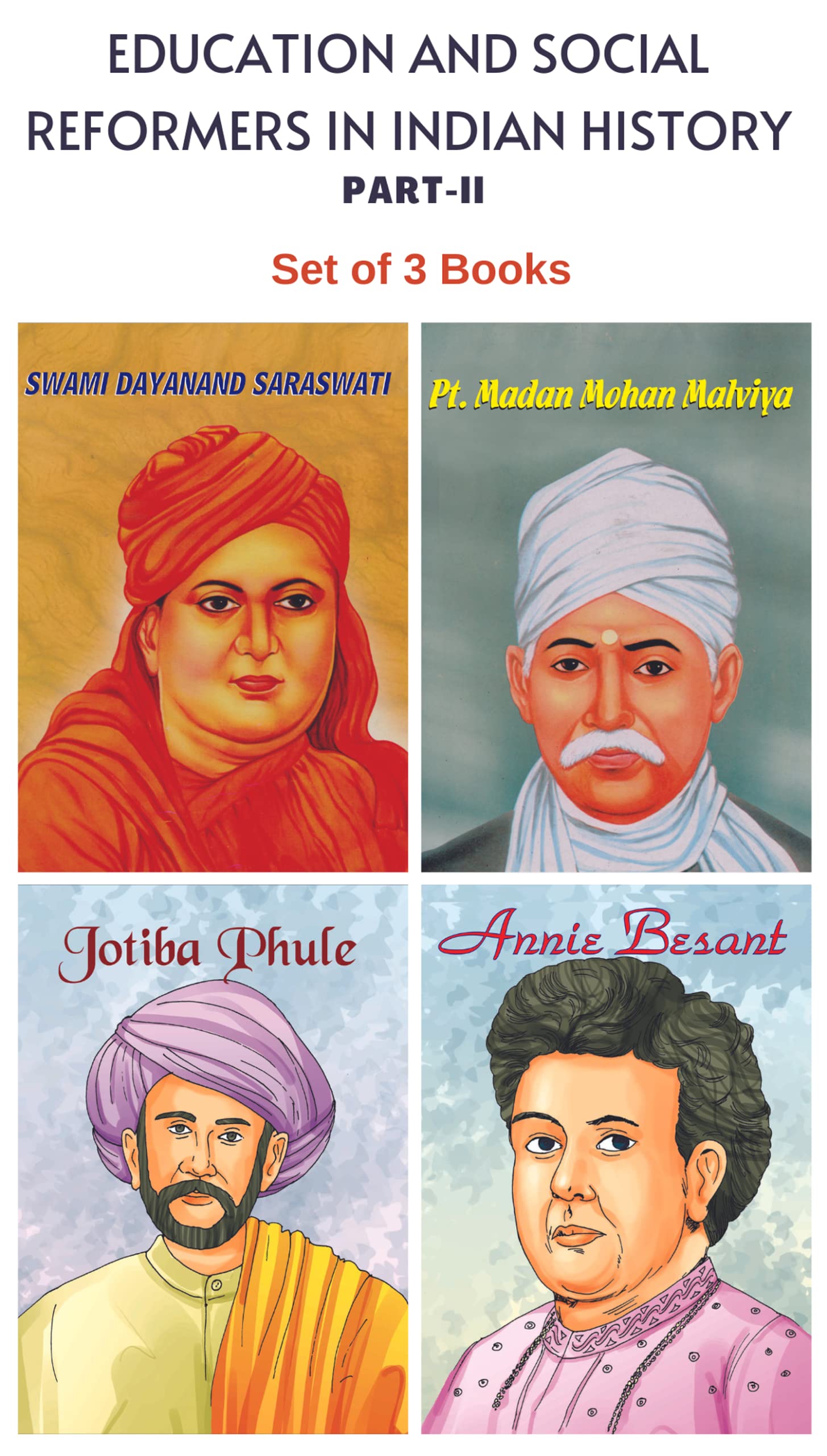 Education and Social Reformers in Indian History PartII (Pt. Madan Mohan Malviya / Annie Besant / Jotiba Phule / Swami Dayanand