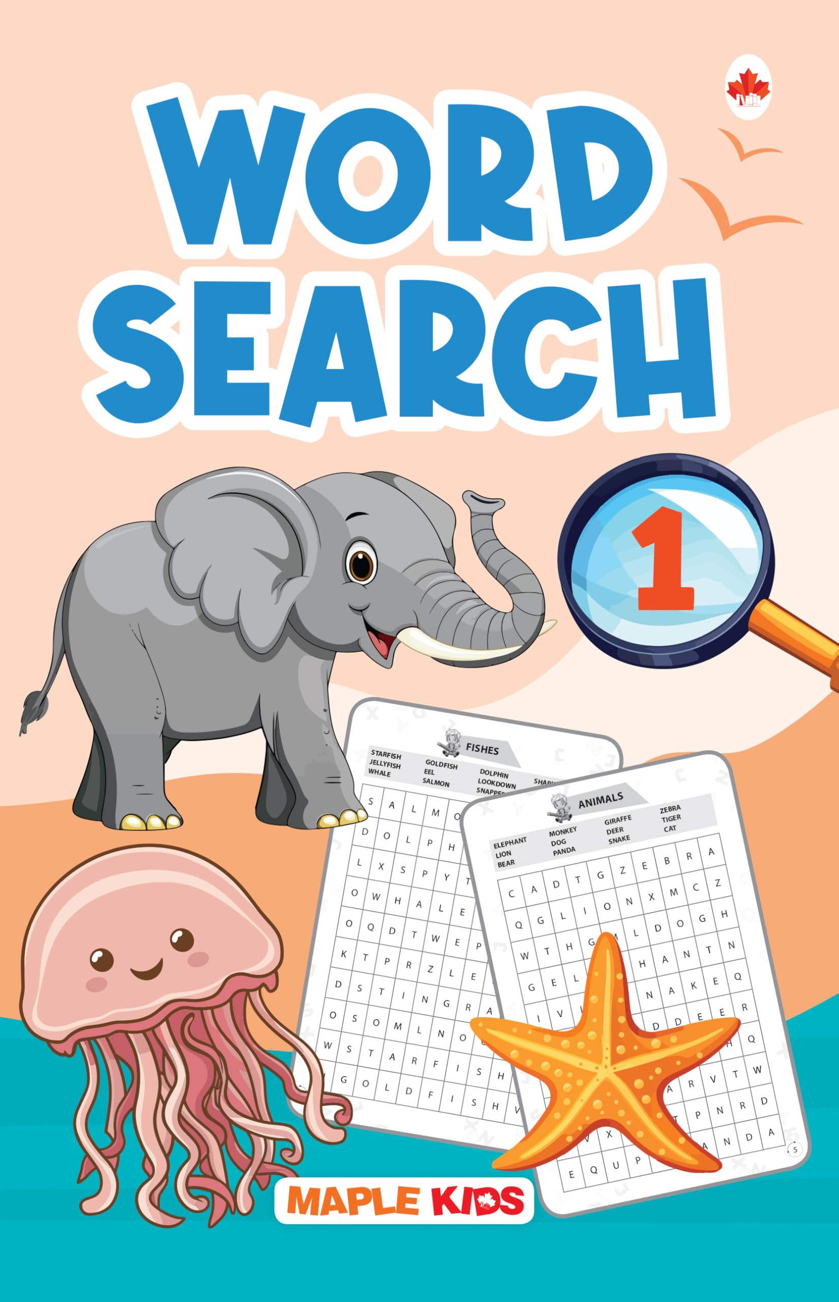 Activity Book for Kids  Word Search  1  Book for Kids 3+ Years Old  Kids Activity Book  Word Search Book for Children  Ear