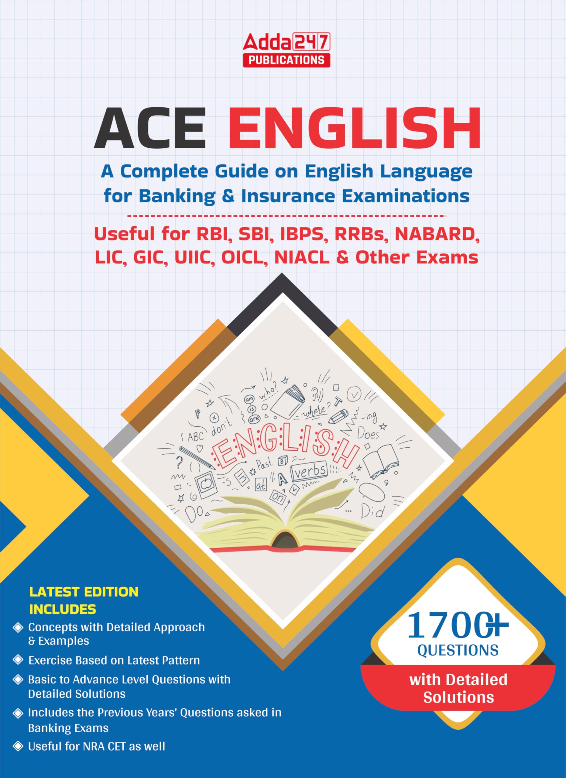 Ace English  1700+ Chapterwise Questions For English Language By Adda247