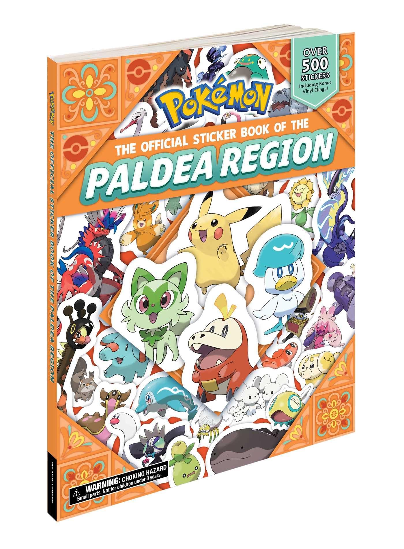 Pokmon The Official Sticker Book Of The Paldea Region (Pokemon Pikachu Press)