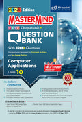 Master Mind Computer Applications Cbse Class 10 Question Bank. 1200+ Questions Based On Latest Pattern For 2023 Examination.
