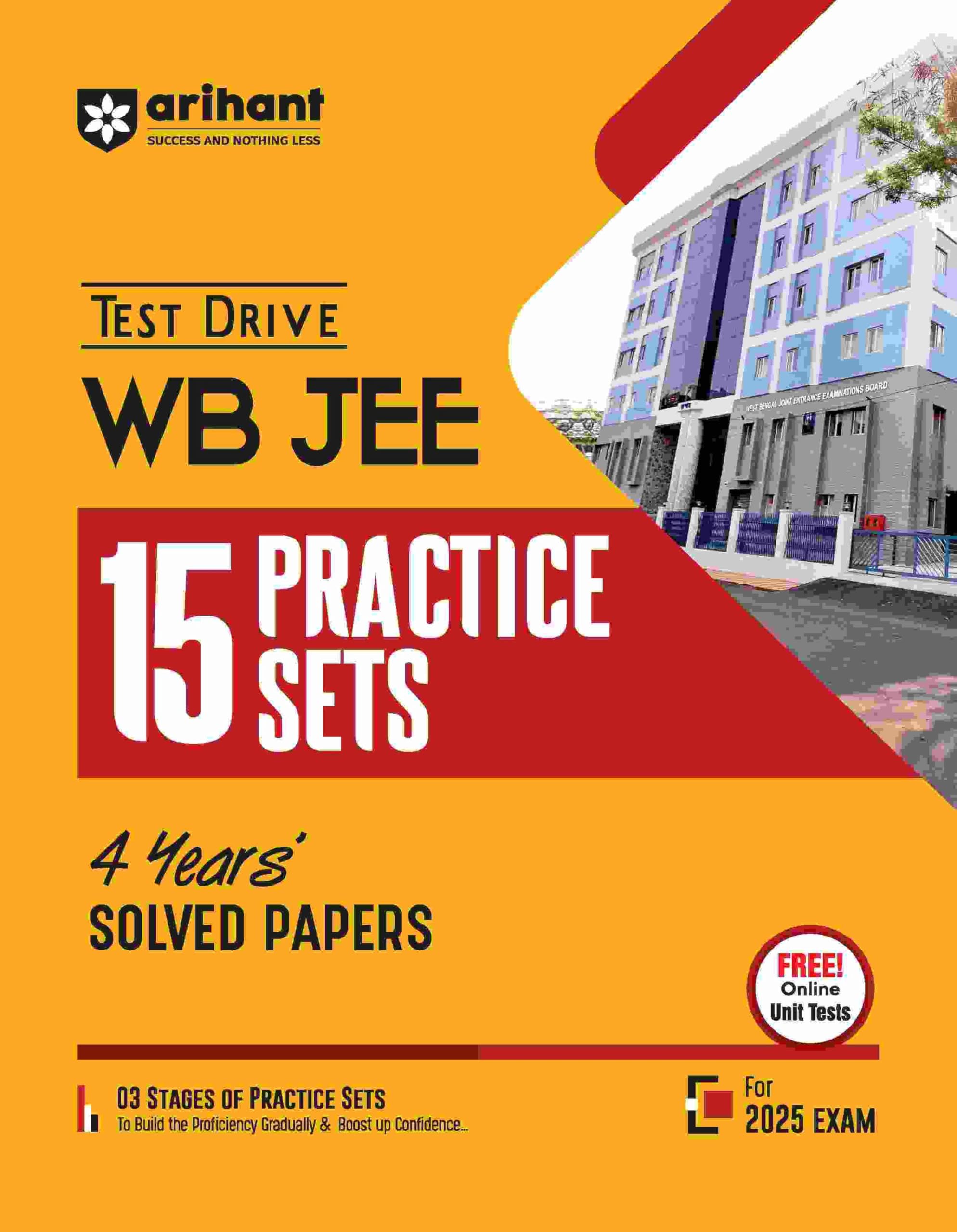 Arihant Test Drive WB JEE 15 Practice Sets 4 Years Solved Papers