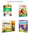 Copy to Colour Jungle with Stickers, The Lion and the Mouse and more : Jungle colouring book, fingerpainting art and wild anima
