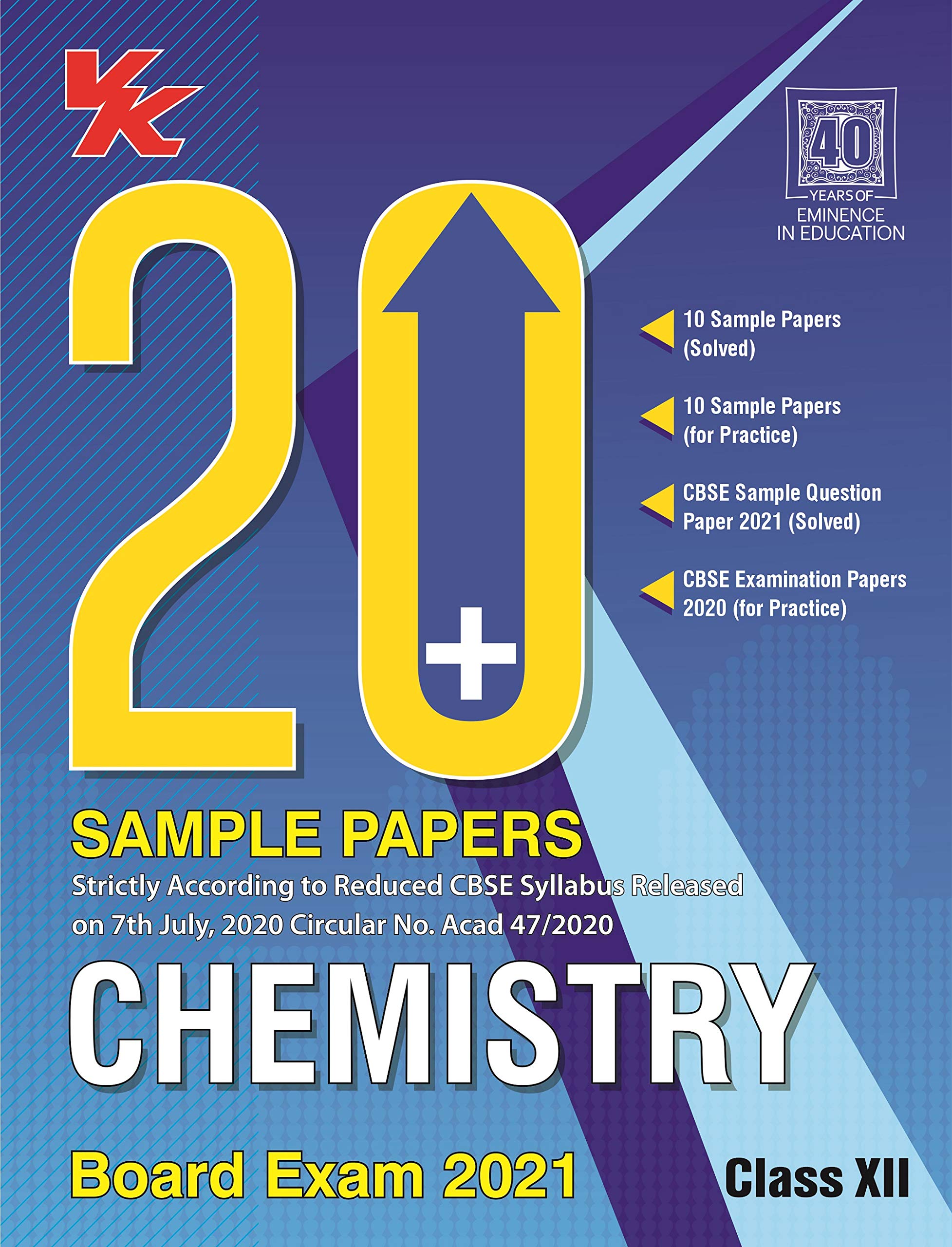 20 Plus CBSE Sample Papers Chemistry Class 12 (202021) Examination