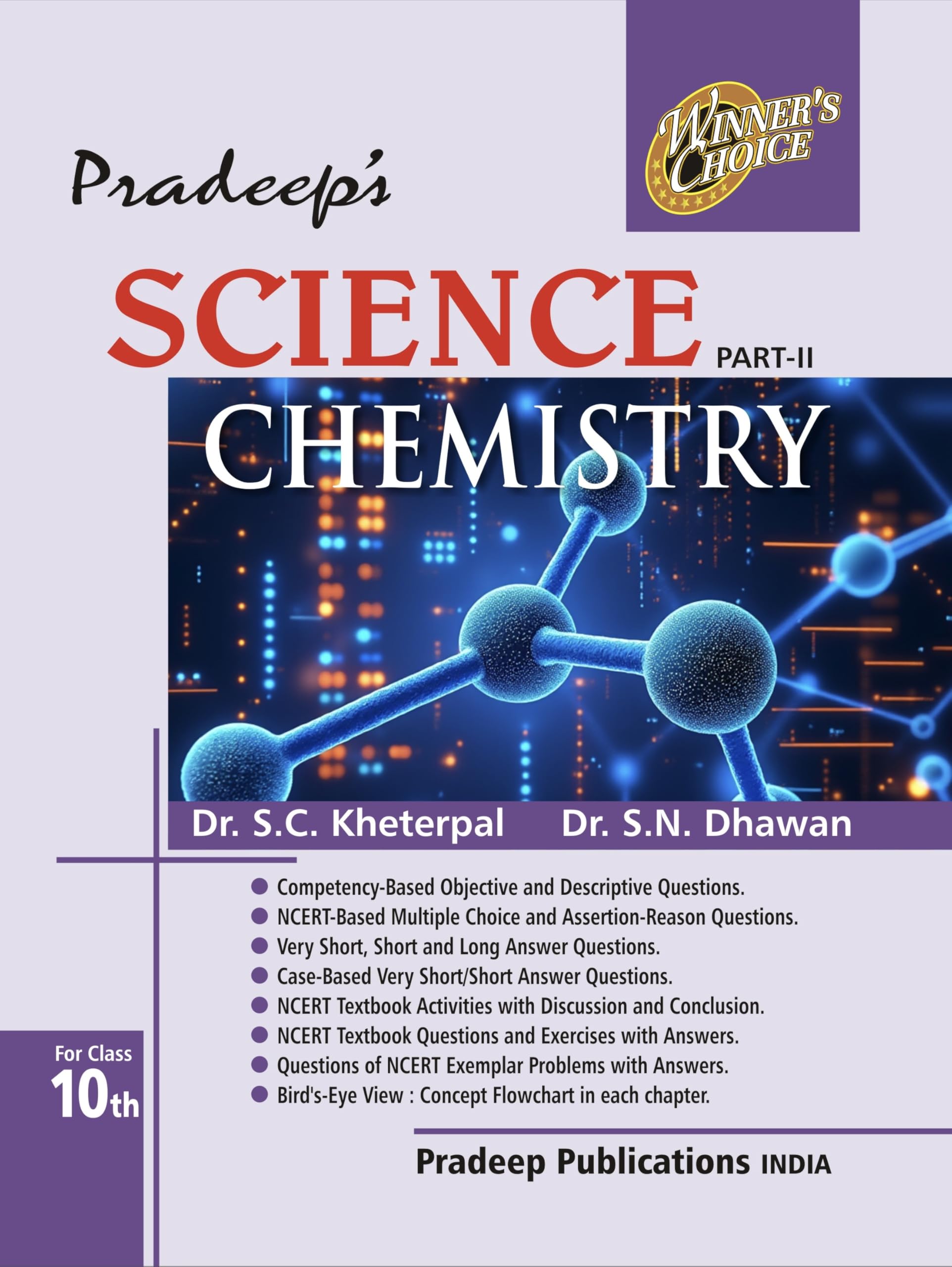 PradeepS Science Chemistry Part  Ii For Class 10  Examination 202526